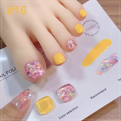 🎄 Weihnachtsaktionen 🎄2 Stück: kostenloser Versand💅Modisches Glitzer-Nagellack-Kombiset in zwei Farben