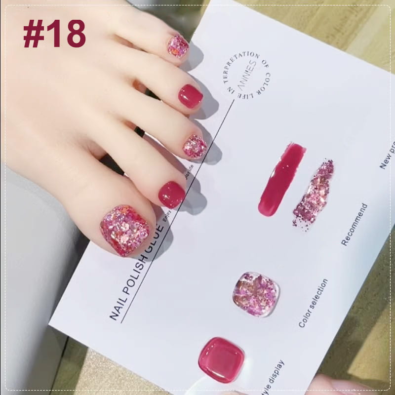 🎄 Weihnachtsaktionen 🎄2 Stück: kostenloser Versand💅Modisches Glitzer-Nagellack-Kombiset in zwei Farben
