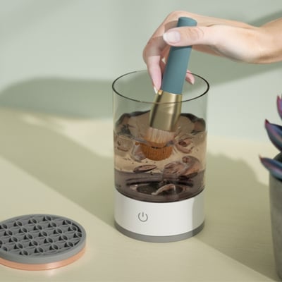 💖 60 % RABATT! ✨ Elektrischer Make-up-Pinselreiniger – 3-minütige Tiefenreinigung, tragbar und leise, über USB aufladbar, perfekt für unterwegs und zu Hause 🌸🚿