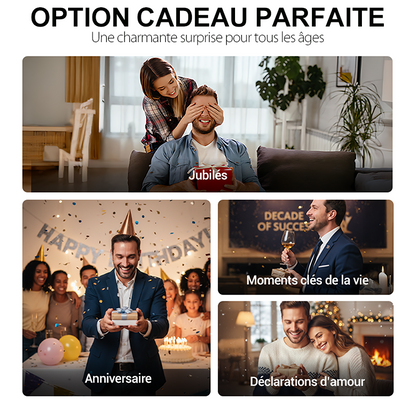 Wasserdichte Herren-Sportuhr mit Leuchtanzeige