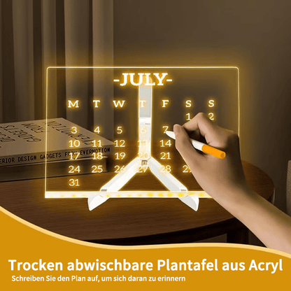 🎄Weihnachtsaktion 49% Rabatt🎁Kreatives wiederbeschreibbares Acryl-LED-Nachrichtenschild