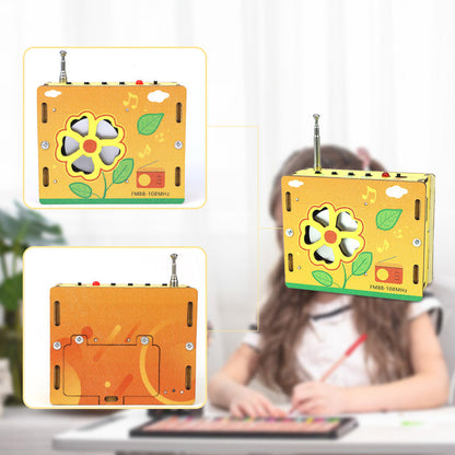 🔥 Black Friday Sale 🎁 Pädagogisches Kinderspielzeug – DIY Mini-Radio