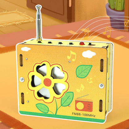 🔥 Black Friday Sale 🎁 Pädagogisches Kinderspielzeug – DIY Mini-Radio