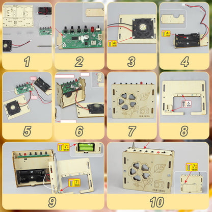 🔥 Black Friday Sale 🎁 Pädagogisches Kinderspielzeug – DIY Mini-Radio