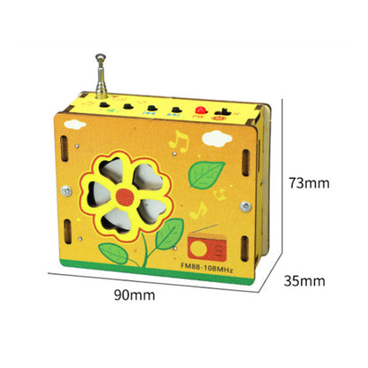 🔥 Black Friday Sale 🎁 Pädagogisches Kinderspielzeug – DIY Mini-Radio