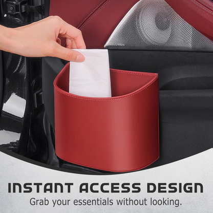 🥳HEISSER VERKAUF 2026🥳💞ÜBER 50.000 VERKAUFT!🚗🧺 50 % RABATT! Getränkehalter aus Leder für die Autotür – Breite Öffnung, Getränke und Handy sind leicht zu erreichen. Sicherer Halt durch Clip-Befestigung. PU-Leder, robust und stilvoll. 🛡️✨