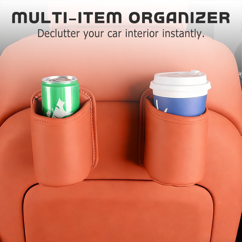🥳HEISSER VERKAUF 2026🥳💞ÜBER 50.000 VERKAUFT!🚗🧺 50 % RABATT! Getränkehalter aus Leder für die Autotür – Breite Öffnung, Getränke und Handy sind leicht zu erreichen. Sicherer Halt durch Clip-Befestigung. PU-Leder, robust und stilvoll. 🛡️✨