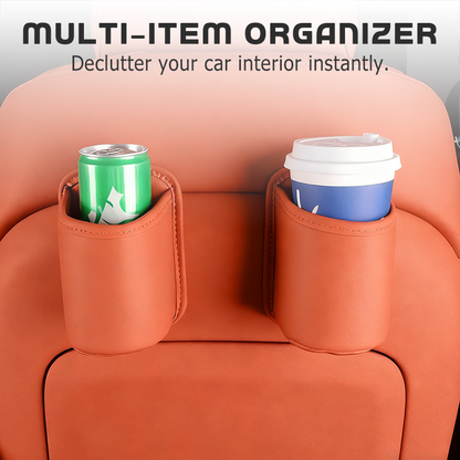 🥳HEISSER VERKAUF 2026🥳💞ÜBER 50.000 VERKAUFT!🚗🧺 50 % RABATT! Getränkehalter aus Leder für die Autotür – Breite Öffnung, Getränke und Handy sind leicht zu erreichen. Sicherer Halt durch Clip-Befestigung. PU-Leder, robust und stilvoll. 🛡️✨