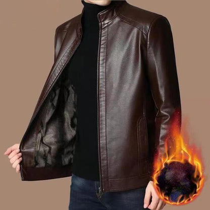 🧥Mit Plüschfutter, Stehkragen und zeitlosem Design für stilvolle Wärme und Vielseitigkeit