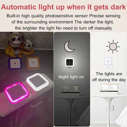 😍Zeitlich begrenzter Rabatt 50% 💥 LED-Smart-Nachtlicht mit Lichtsensor – Automatisch & energiesparend | Sanftes, augenfreundliches Licht!