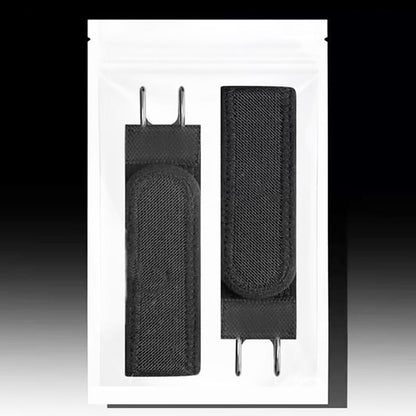 2er-Set taktische Gürtel aus Metall mit elastischem Haken (Unisex) – unsichtbares Design ohne patentierte Schnalle | Weicher, verstellbarer Seitengürtel