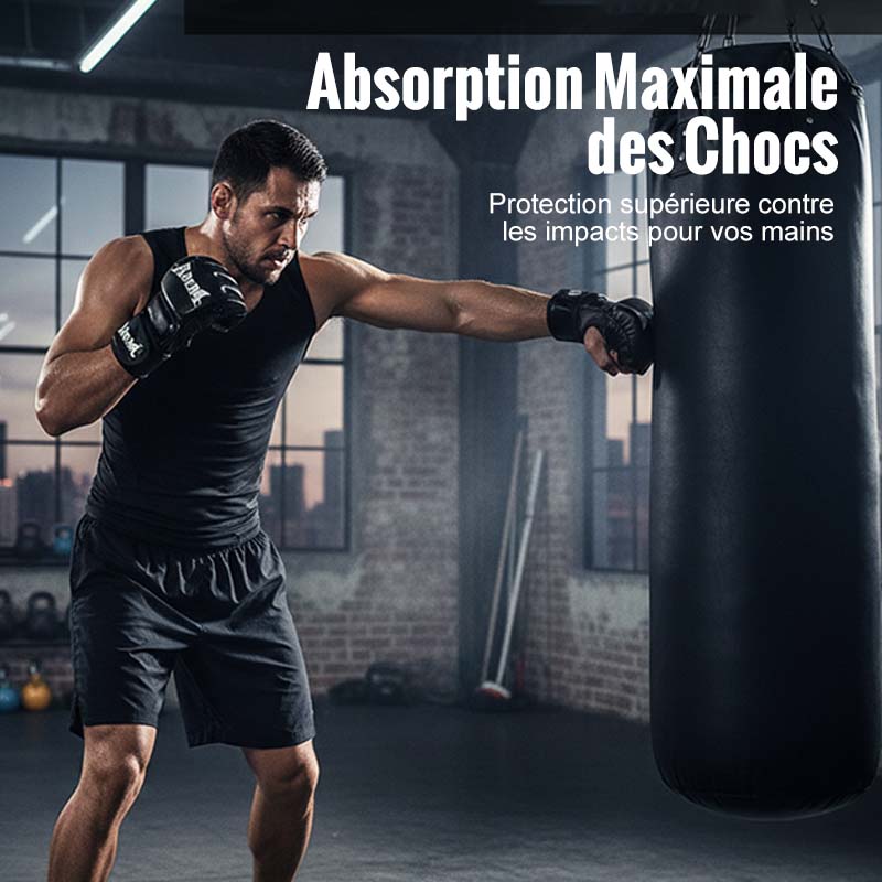 Boxhandschuhe mit Handgelenkstütze und Stoßdämpfung