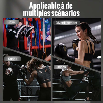 Boxhandschuhe mit Handgelenkstütze und Stoßdämpfung