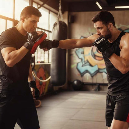 Boxhandschuhe mit Handgelenkstütze und Stoßdämpfung