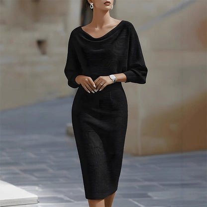 🌟💃 Elegantes, tailliertes und figurschmeichelndes Damenkleid