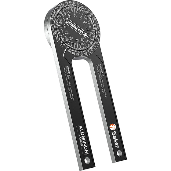 📐 Perfekte Gehrungsverbindungen jedes Mal – 7" Aluminium-Winkelmesser für Gehrungssägen. Kein Rätselraten mehr. Lager in Großbritannien
