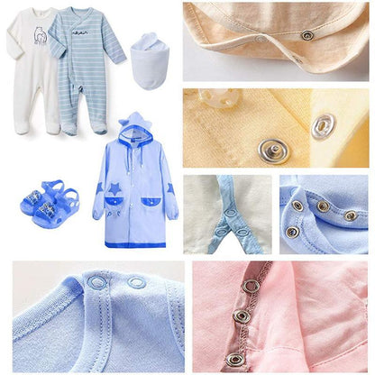 🧵【Limitiertes Angebot – 50% Rabatt!】 🔘 DIY-Knopf-Set – Komplettes Werkzeugset, einfache Anwendung & langlebige Befestigung – Ideal zum Reparieren & Verstärken Ihrer Kleidung ✂️