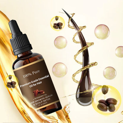 🌿 100% Reines Batana-Öl + BIO-Rosmarinöl – Haarwachstum &amp; Gesundheit! 🧡