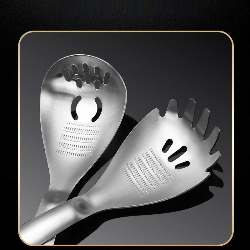 🥄 50% RABATT! 🍳 Multifunktionaler Edelstahl-Küchenlöffel – Vielseitig, robust & leicht zu reinigen – Ideal für Kochen, Servieren & Abtropfen ✨