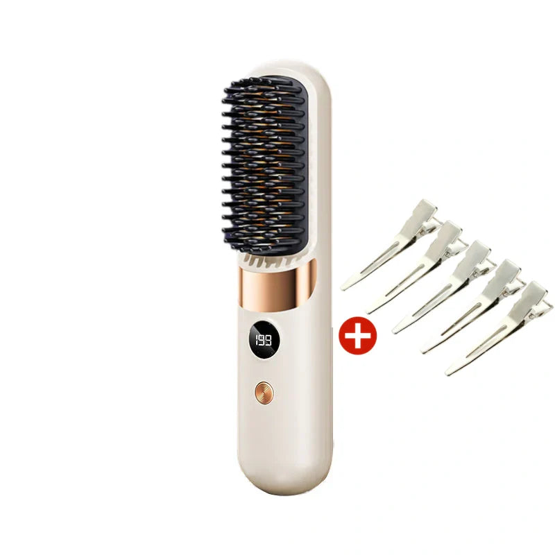 🔥 Heute -50 %! 💇‍♀️ 3-in-1 Kabellose Glättungsbürste