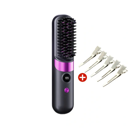 🔥 Heute -50 %! 💇‍♀️ 3-in-1 Kabellose Glättungsbürste