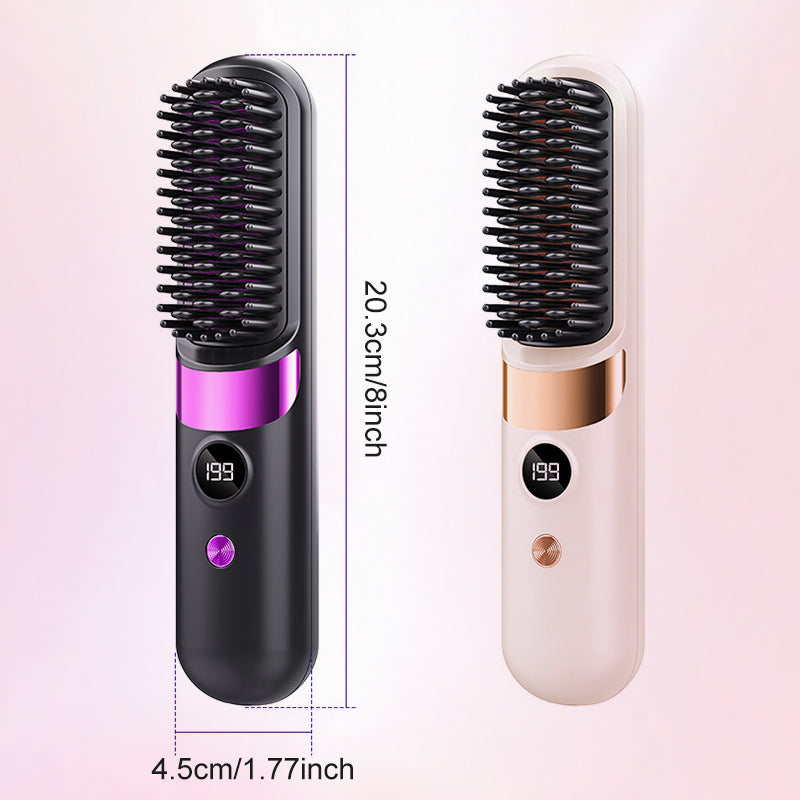 🔥 Heute -50 %! 💇‍♀️ 3-in-1 Kabellose Glättungsbürste