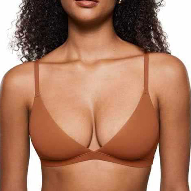 💞 Damen-Bügelloser Dreieck-Bralette mit Jelly-Stützkissen