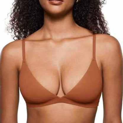 💞 Damen-Bügelloser Dreieck-Bralette mit Jelly-Stützkissen
