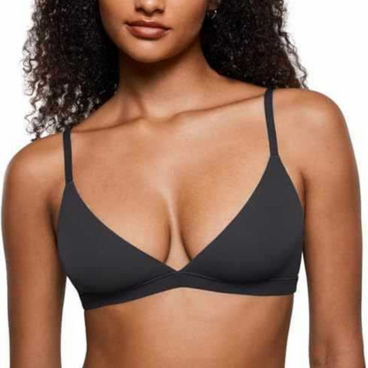 💞 Damen-Bügelloser Dreieck-Bralette mit Jelly-Stützkissen