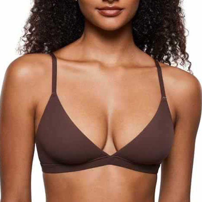 💞 Damen-Bügelloser Dreieck-Bralette mit Jelly-Stützkissen