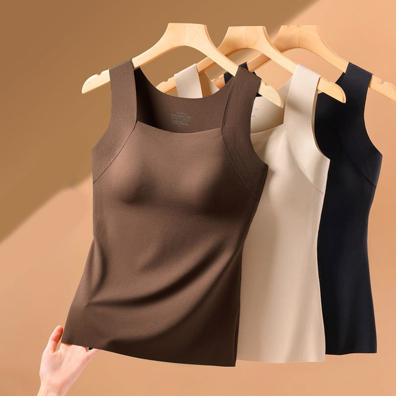❤️Damen Thermo-Tanktop mit U-Ausschnitt und integriertem BH