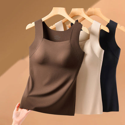 ❤️Damen Thermo-Tanktop mit U-Ausschnitt und integriertem BH