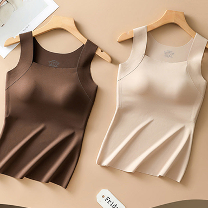 ❤️Damen Thermo-Tanktop mit U-Ausschnitt und integriertem BH