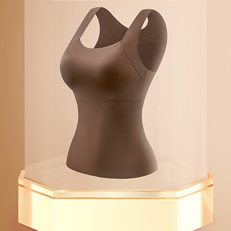 ❤️Damen Thermo-Tanktop mit U-Ausschnitt und integriertem BH