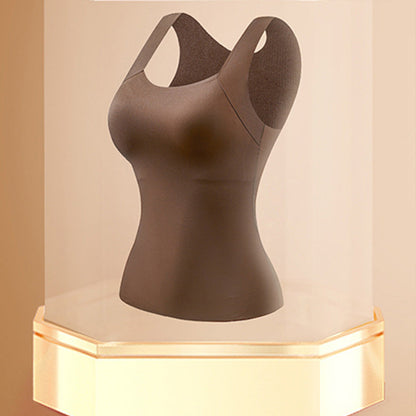 ❤️Damen Thermo-Tanktop mit U-Ausschnitt und integriertem BH