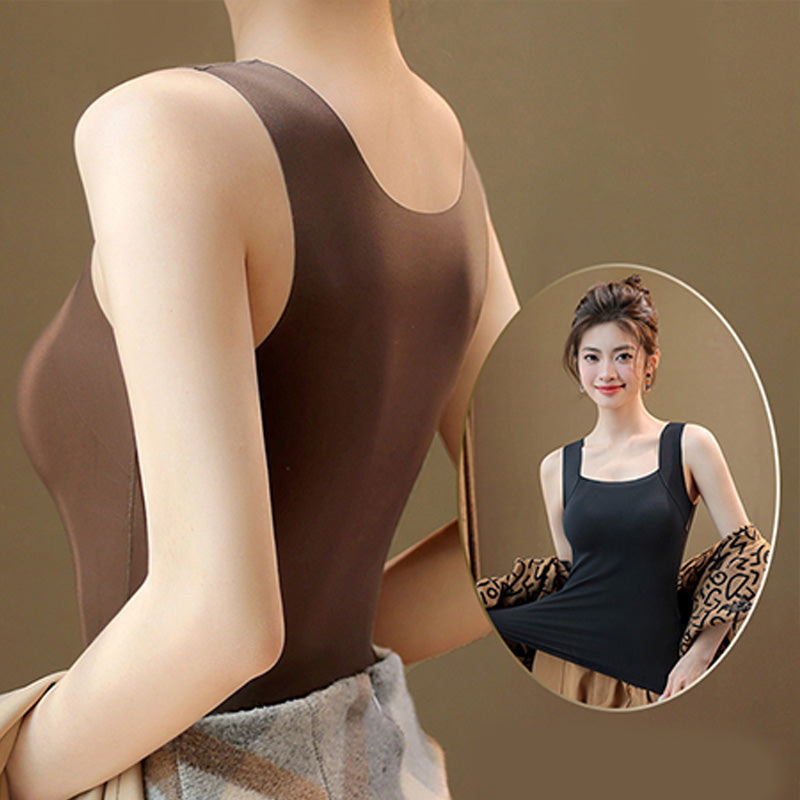 ❤️Damen Thermo-Tanktop mit U-Ausschnitt und integriertem BH