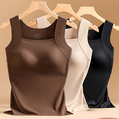 ❤️Damen Thermo-Tanktop mit U-Ausschnitt und integriertem BH