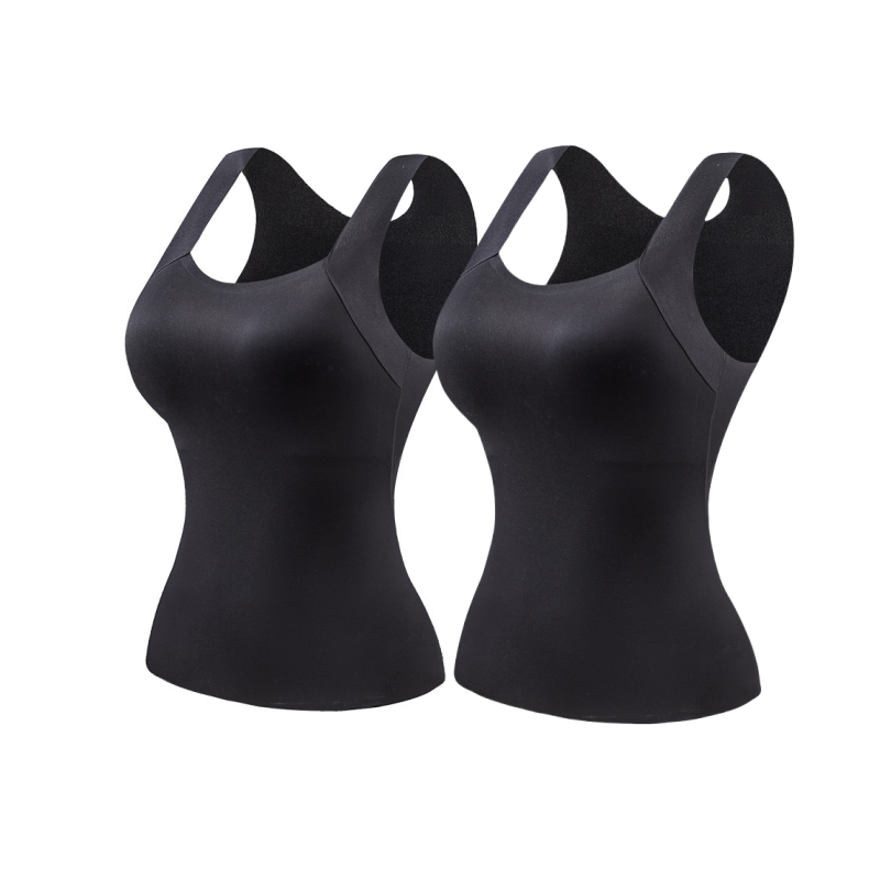 ❤️Damen Thermo-Tanktop mit U-Ausschnitt und integriertem BH