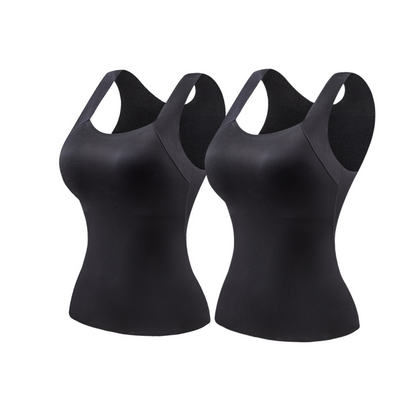 ❤️Damen Thermo-Tanktop mit U-Ausschnitt und integriertem BH