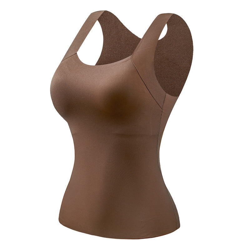 ❤️Damen Thermo-Tanktop mit U-Ausschnitt und integriertem BH