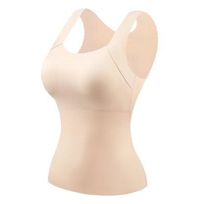 ❤️Damen Thermo-Tanktop mit U-Ausschnitt und integriertem BH