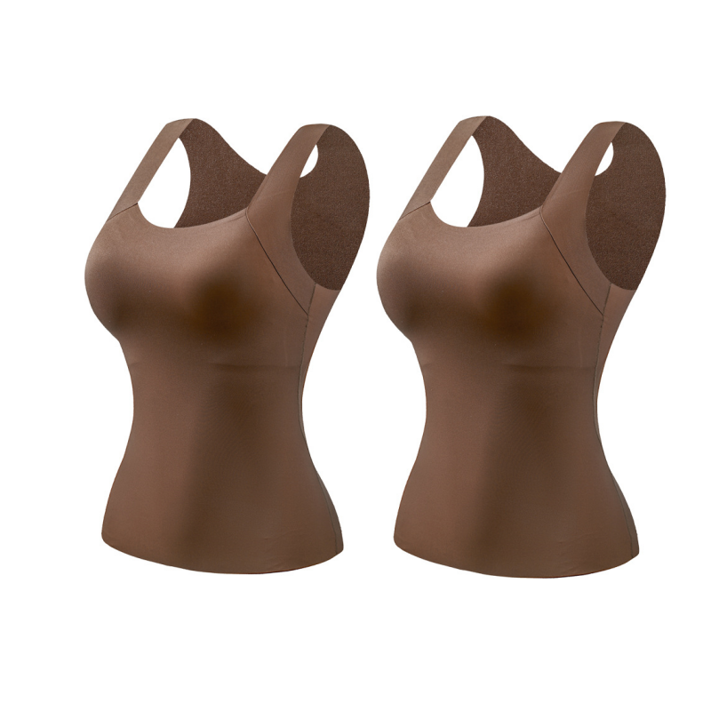 ❤️Damen Thermo-Tanktop mit U-Ausschnitt und integriertem BH