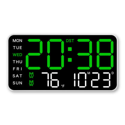 📢📢50 % RABATT !! ⏰Multifunktionale dekorative LED-Digital-Wanduhr，Die grenzenlose Digitaluhr für das moderne norwegische Zuhause
