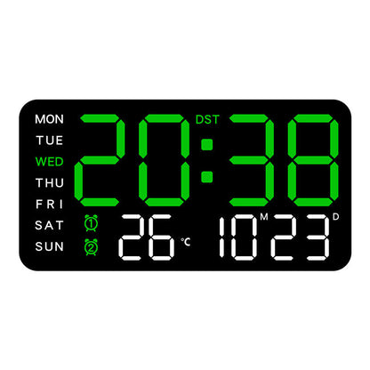 📢📢50 % RABATT !! ⏰Multifunktionale dekorative LED-Digital-Wanduhr，Die grenzenlose Digitaluhr für das moderne norwegische Zuhause