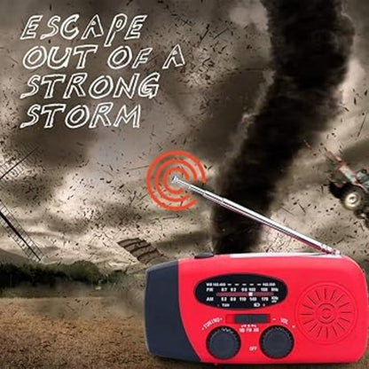 📻⚡【60% Rabatt】Solar-Kurbel Notfallradio – Mit Powerbank, Wetteralarm, USB & 7 Tage Akku. Wasserdicht & robust für Outdoor/Krise. 🌞🔋 Jetzt unschlagbares Angebot sichern!