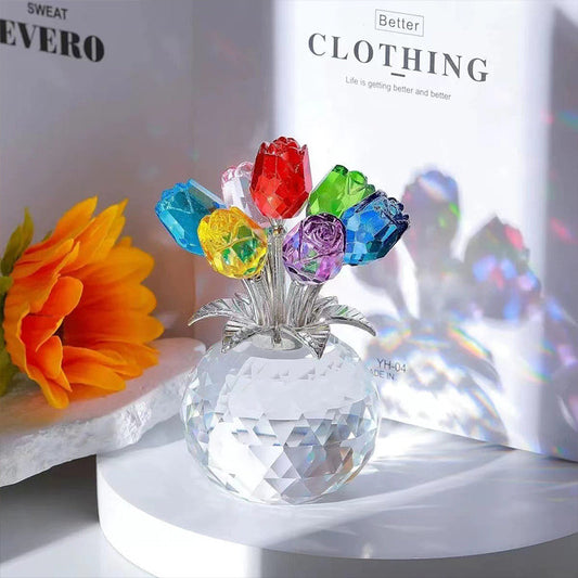 💎 50 % Rabatt! 💎 Kristallrose – 7 Farben, brillante Verarbeitung & ewiges Geschenk
