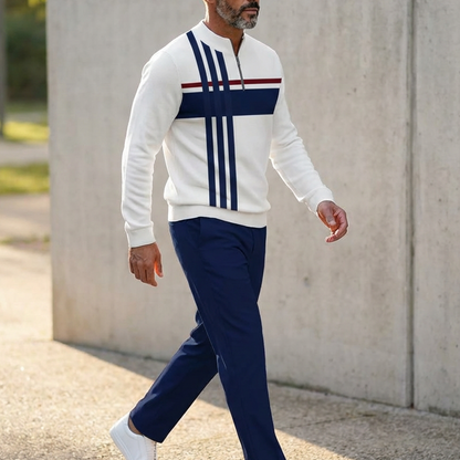 Herren-Set mit Grafikprint – Pullover und Hose