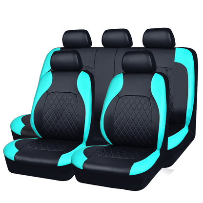 🚗【✨Limitierter — 50% RABATT!】 9-teiliges Leder-Autositzbezug-Set – Universelle Passform, Atmungsaktiv & Leicht zu Reinigen für perfekten Innenraum 🛋️