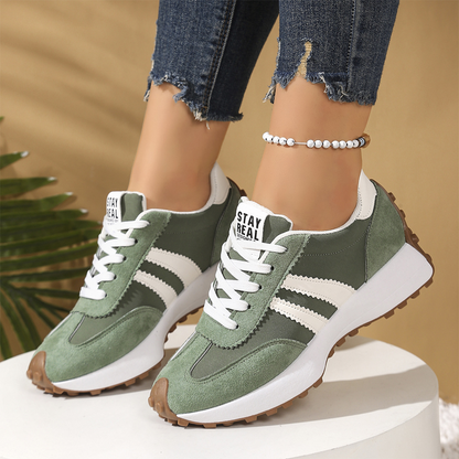 💎 57% RABATT! 💎 Damen-Freizeitschuhe – Klobige Sneaker mit 4 cm Platform, Rutschfest & Retro-Design in 6 Farben 🥿🌈