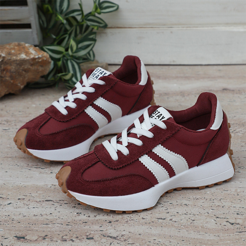 💎 57% RABATT! 💎 Damen-Freizeitschuhe – Klobige Sneaker mit 4 cm Platform, Rutschfest & Retro-Design in 6 Farben 🥿🌈